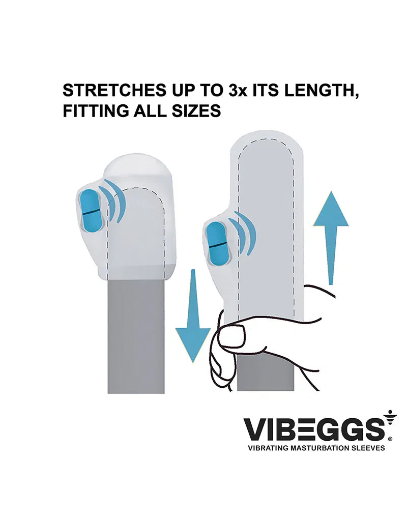 VIBEGGS - Twisty Tongues - Vibrating Masturbation Sleeve