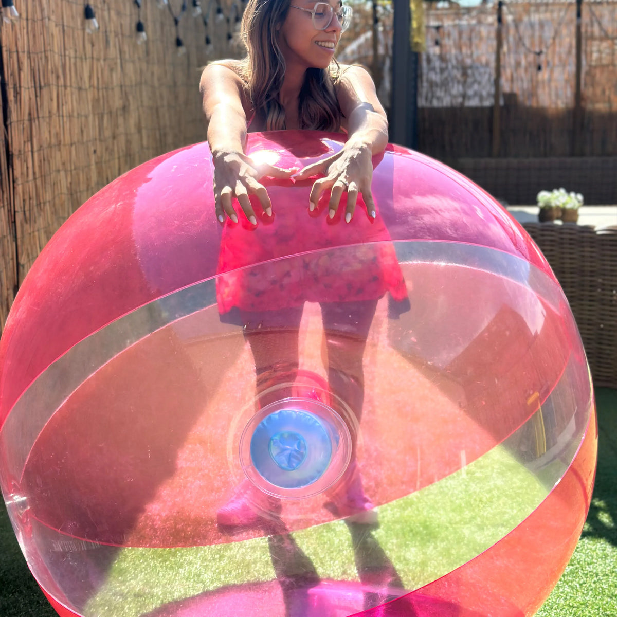 Create to Inflate: 107cm Beach Ball with Removable SPH