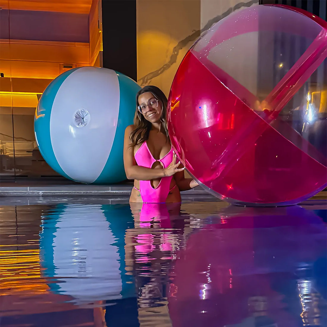 Create to Inflate: 107cm Beach Ball with Removable SPH